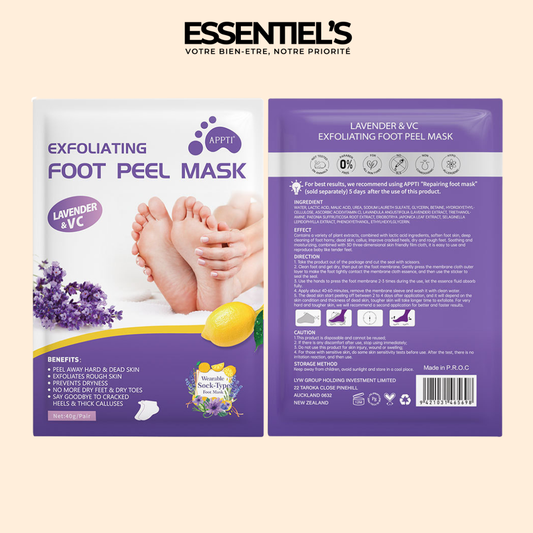FOOT PEEL MASK™ - Dites adieu aux pieds rugueux, bonjour les pieds de bébé!